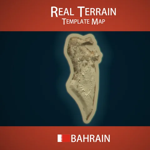 Bahrain Template Map