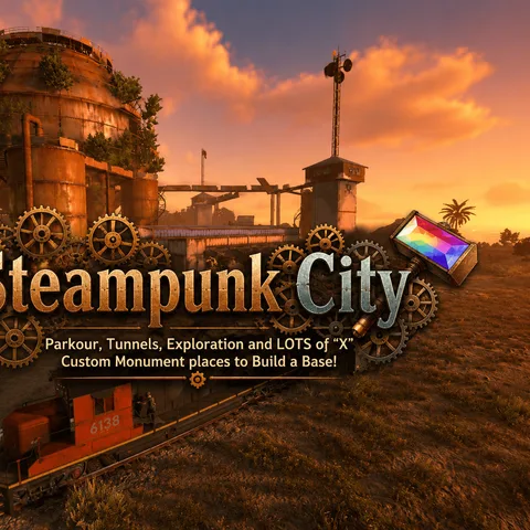 Steampunk City One Grid 1000K Custom Map
