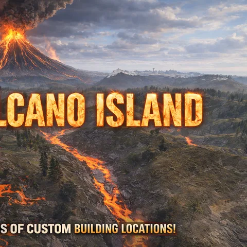 Volcano Island 4500K Custom Map