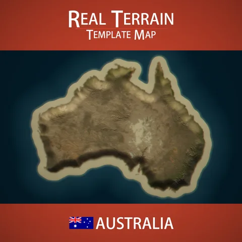 Australia Template Map
