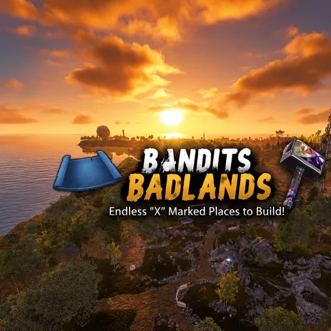 Bandits Badlands 1650K One Grid Custom Map