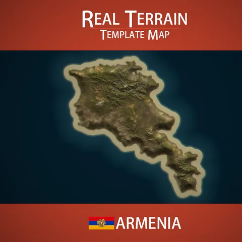 Armenia Template Map