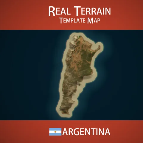 Argentina Template Map