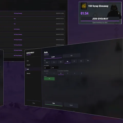 RFGiveaway | Your favourite Giveaway System