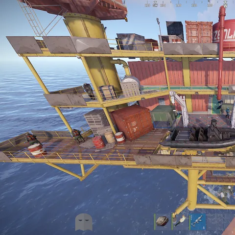 Oil Rig Drilling