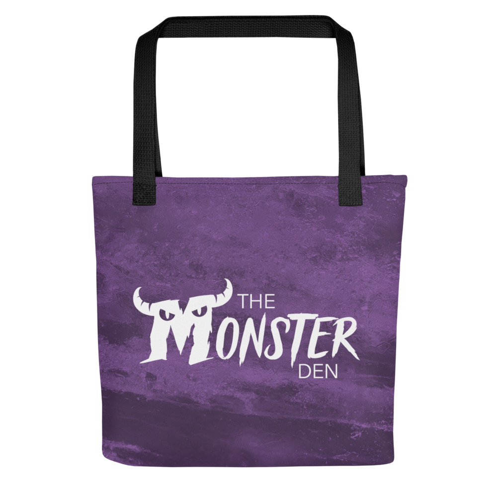 The Monster Den All-Over Print Tote Bag