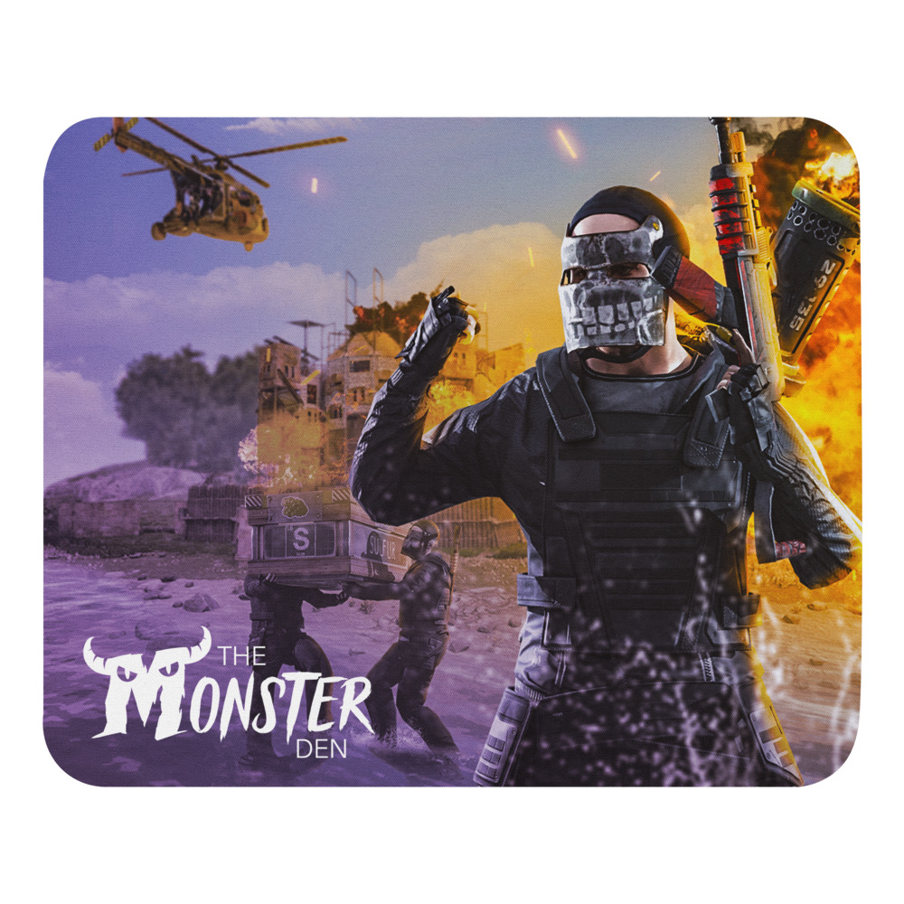 The Monster Den Mouse Pad