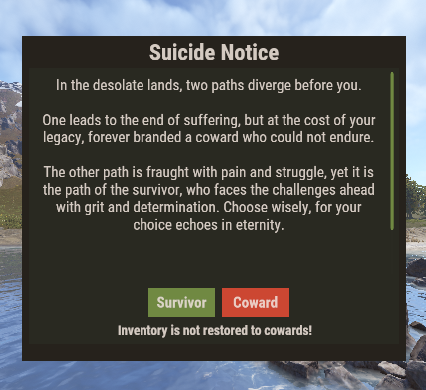 Suicide Notice